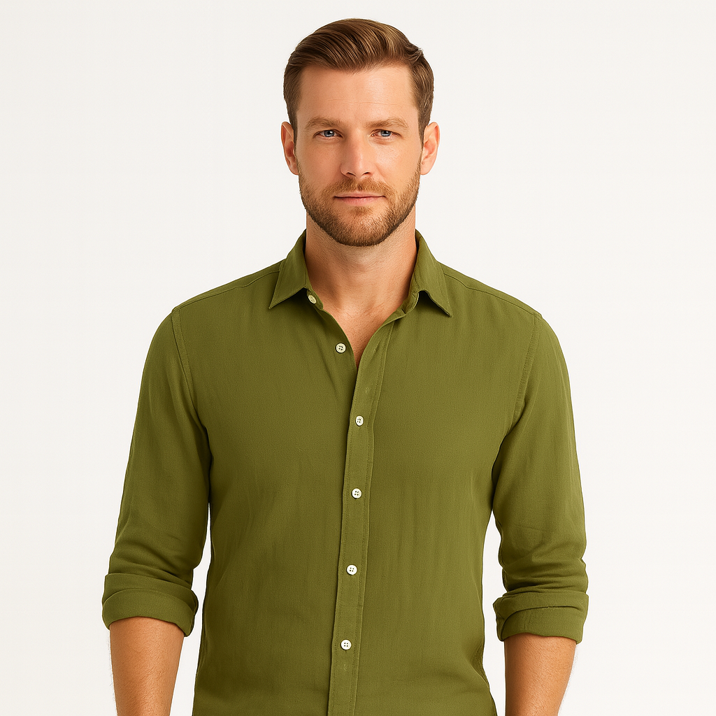Zander | Chemise en lin pour homme | Léger, respirant & élégant