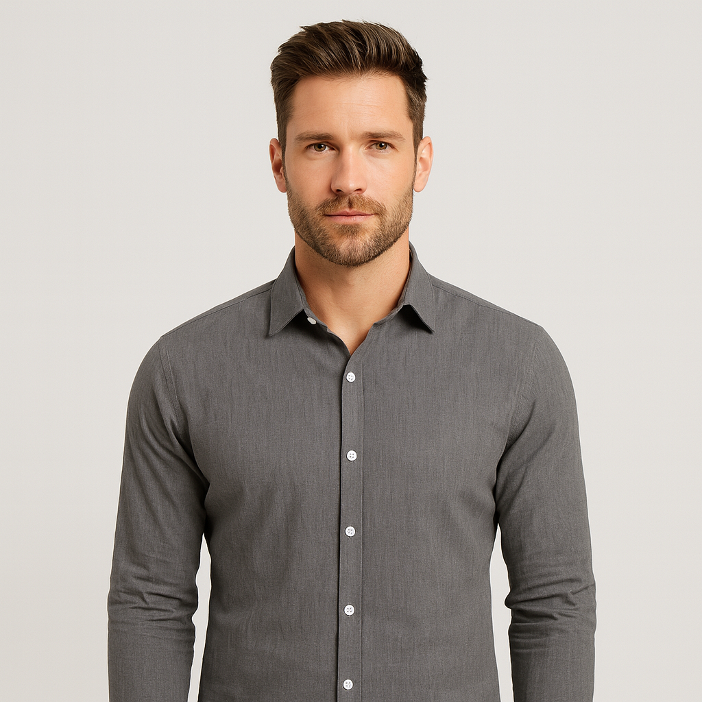 Zander | Chemise en lin pour homme | Léger, respirant & élégant