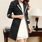Finn | Grand trench-coat coupe-vent automnal