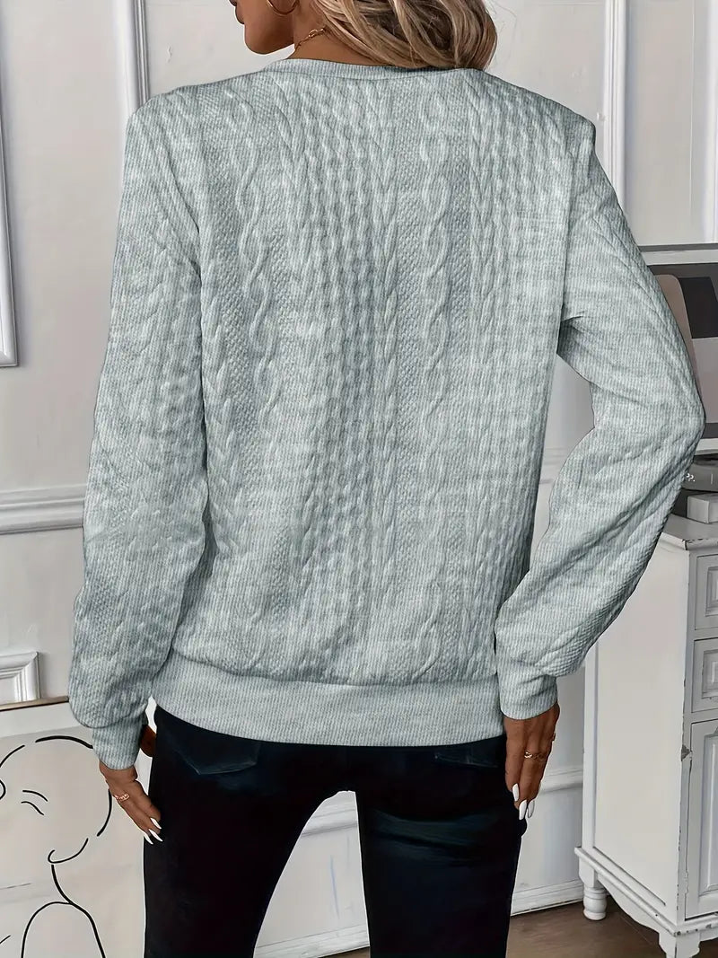 Pull tricoté élégant pour l'automne