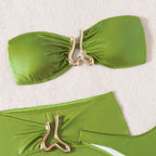 Ysée — Three-piece set with metallic green finishes