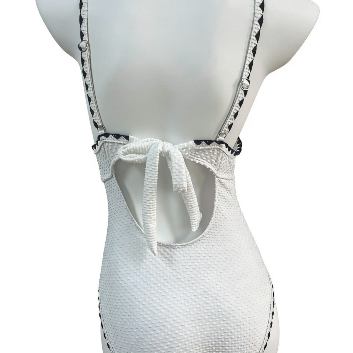 Cosima — Maillot de bain en dentelle blanc