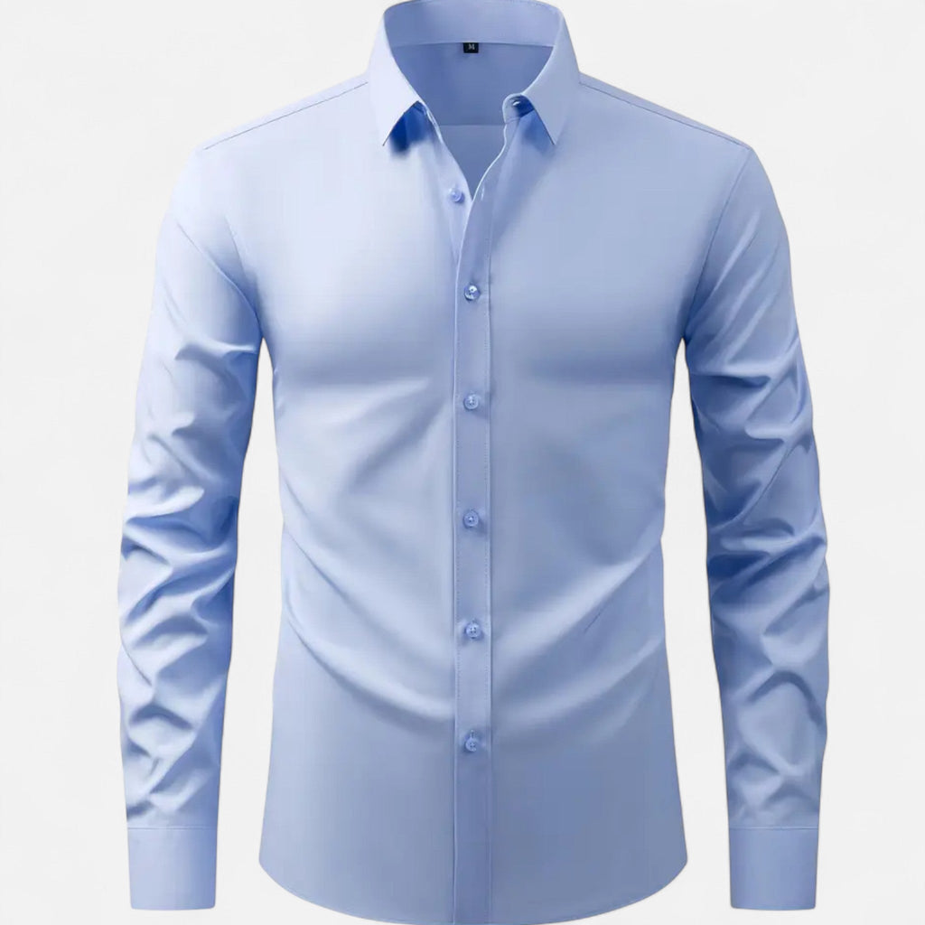 Men's Slim Fit Stretch Long Sleeve Shirt