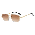 Lunette de soleil carrée fashion