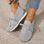 Chaussures à lacets en maille tissée décontractées - Chic&Shines