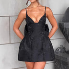 Elegant Bow Minidress — Casual Chic Style