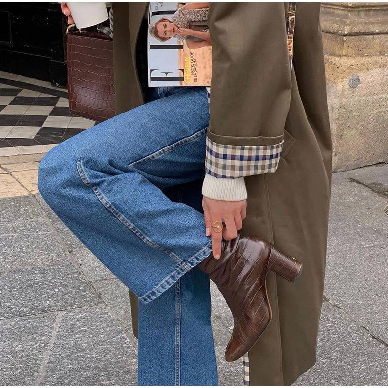 Trench-coat long et élégant pour femme - Édition Automne