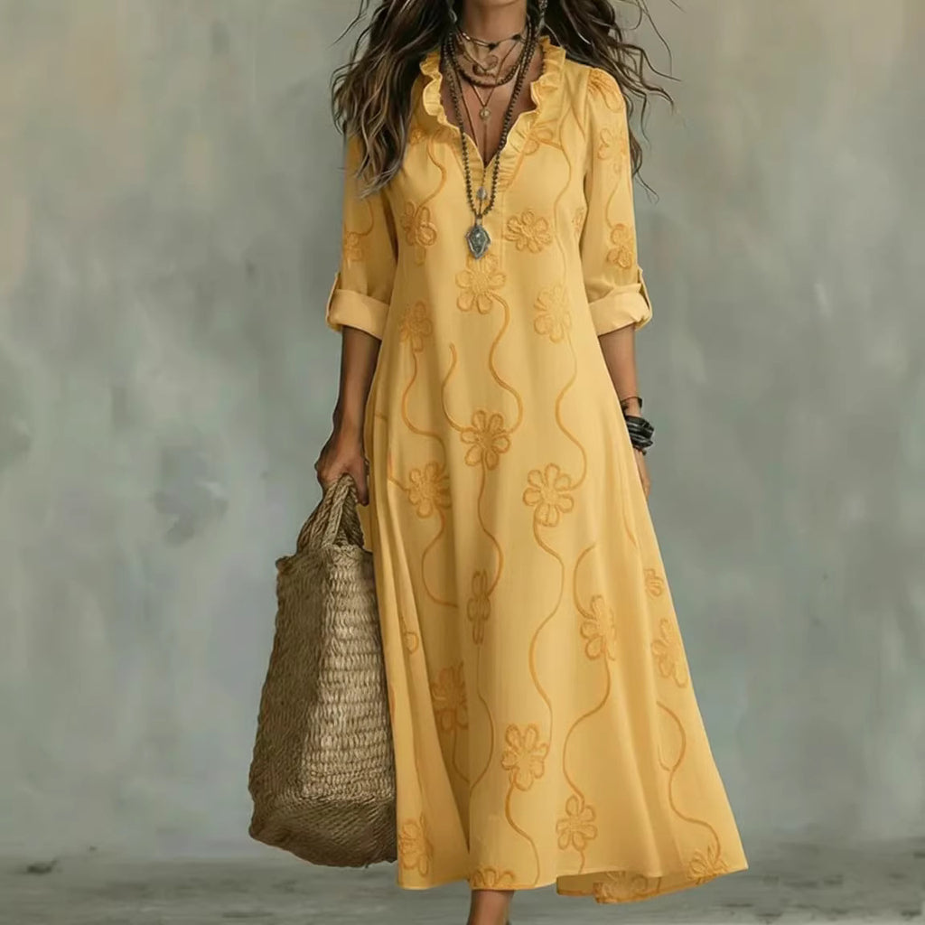 Robe Ample Imprimée - Coupe Décontractée Chic