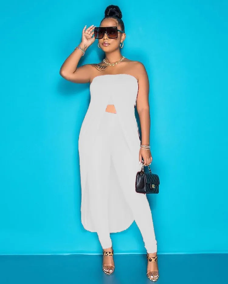 Ensemble Haut Long Et Pantalon Crayon - Chic&Shines