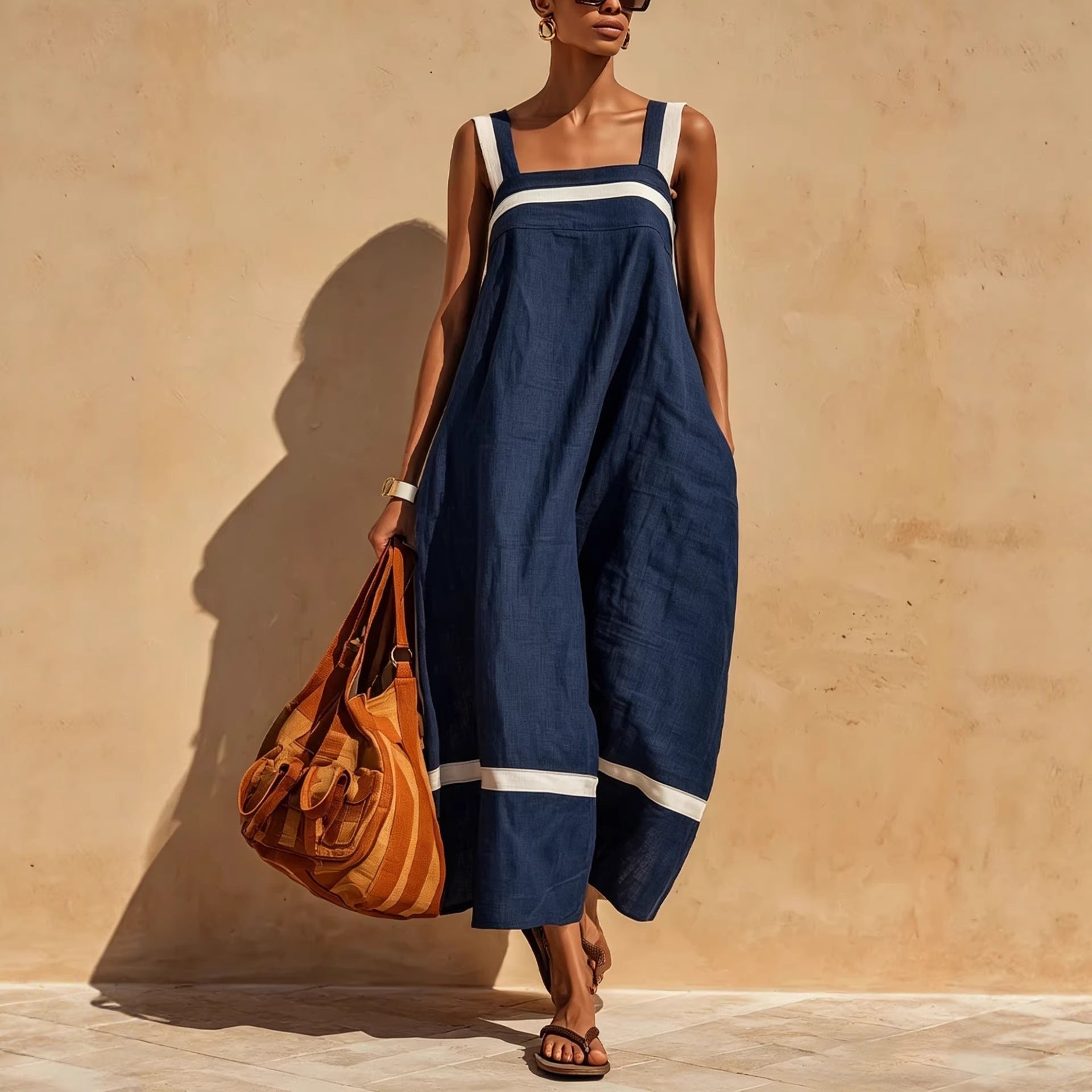 Linen summer dress – Loose and comfortable fit