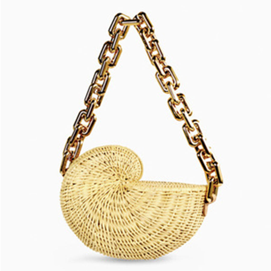 Sac à bandoulière en acrylique forme coquillage - Chic&Shines