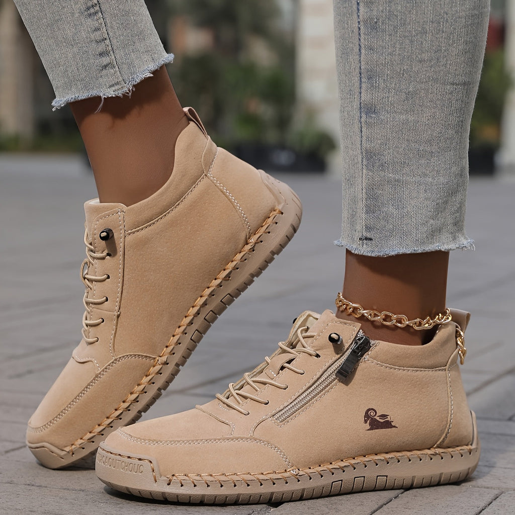 Baskets de marche zippées pour femmes, printemps