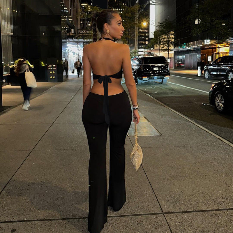 Combinaison pantalon licou dos nu