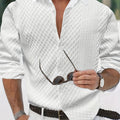 Chemise stretch en tricot pour hommes - Confort moderne avec une touche classique