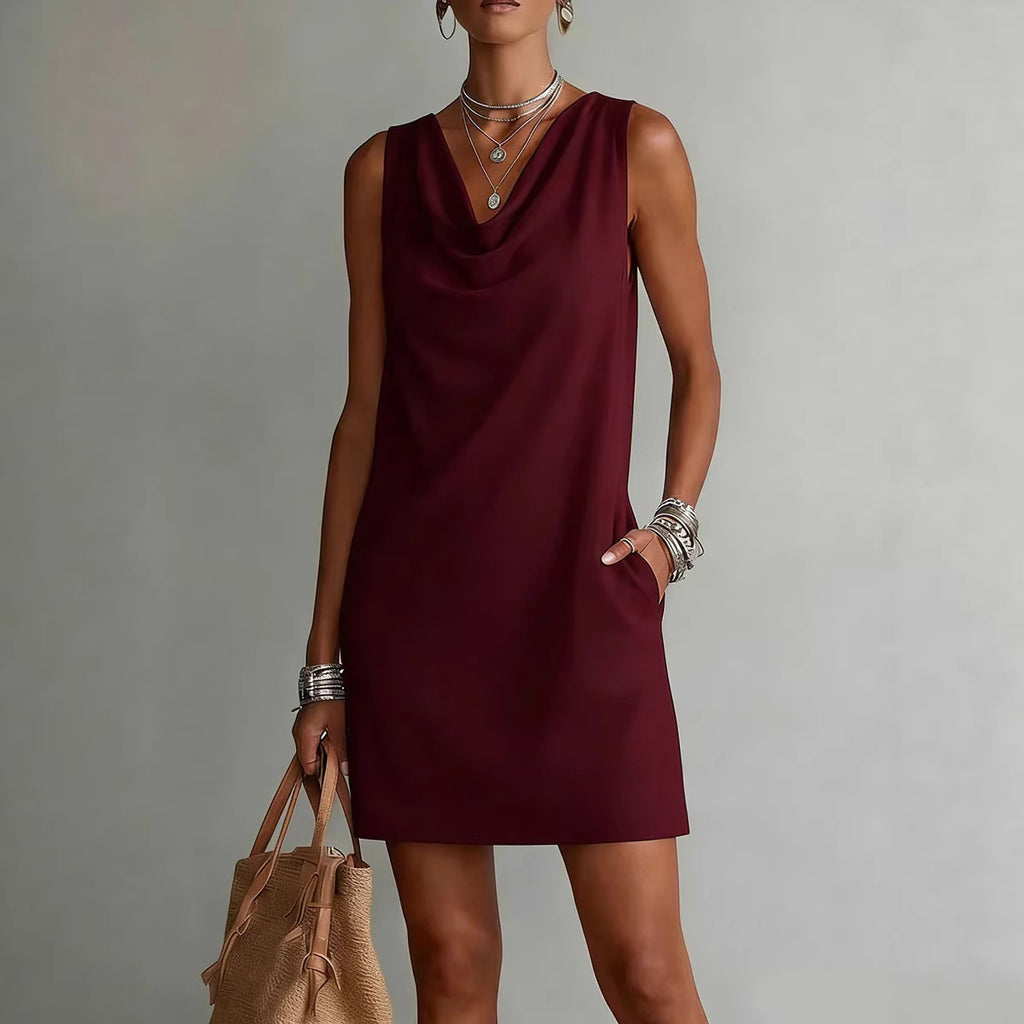Robe épaules dénudées sans manches