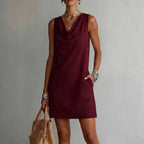 Robe épaules dénudées sans manches