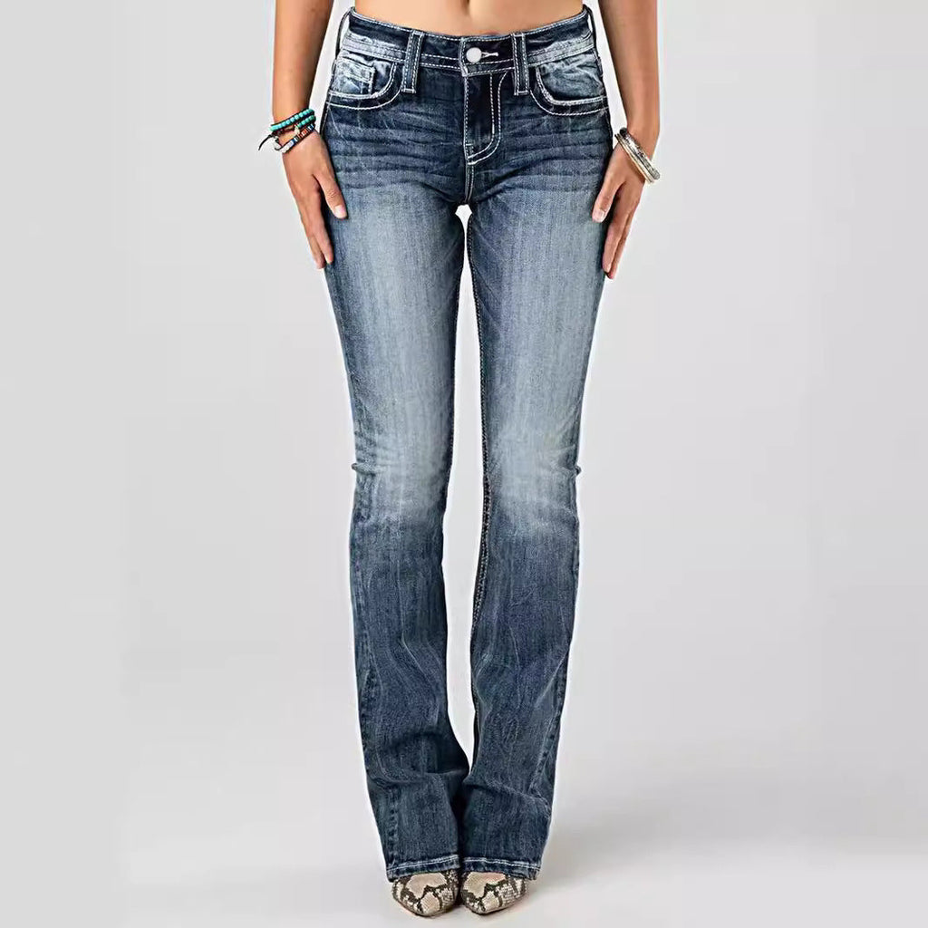 Pantalons en denim extensibles