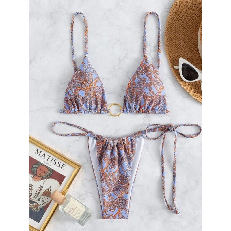 Lilou — Bikini deux-pièces à motif floral