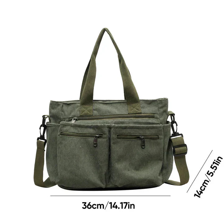 Amelia - Autumn double zipper bag