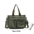 Amelia - Autumn double zipper bag