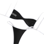 Annaëlle — Bikini deux-pièces bandeau noir
