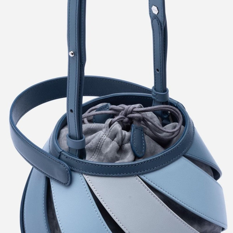 Sac seau cylindrique à coutures matelassées en losanges - Chic&Shines