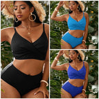Simone — Maillot de bain taille haute noir