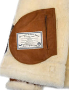 EnglishMeti - Sheepskin winter jacket with fur hood