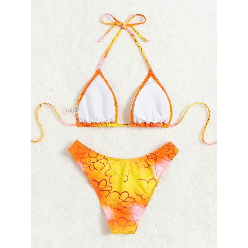 Phoebe — Bikini deux-pièces à motif floral
