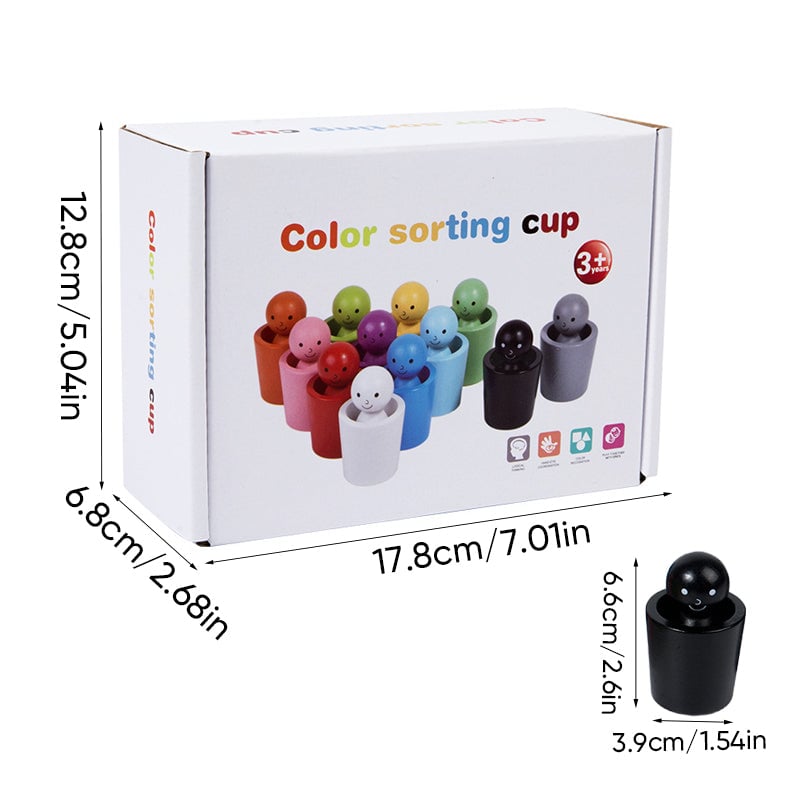 Montessori Color Sorting Cups