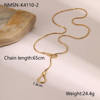 Collier réglable en acier inoxydable - Chic&Shines