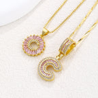 Collier pendentif lettre de l'alphabet - Chic&Shines