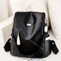 Sac à dos d'automne en cuir PU souple - Chic&Shines