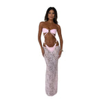 Nina — Pink skirt three-piece set