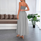 Robe bustier cintrée à la taille — Élégance épurée