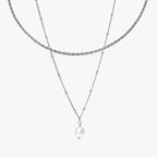 Colliers torsadées pendentif perle - Chic&Shines