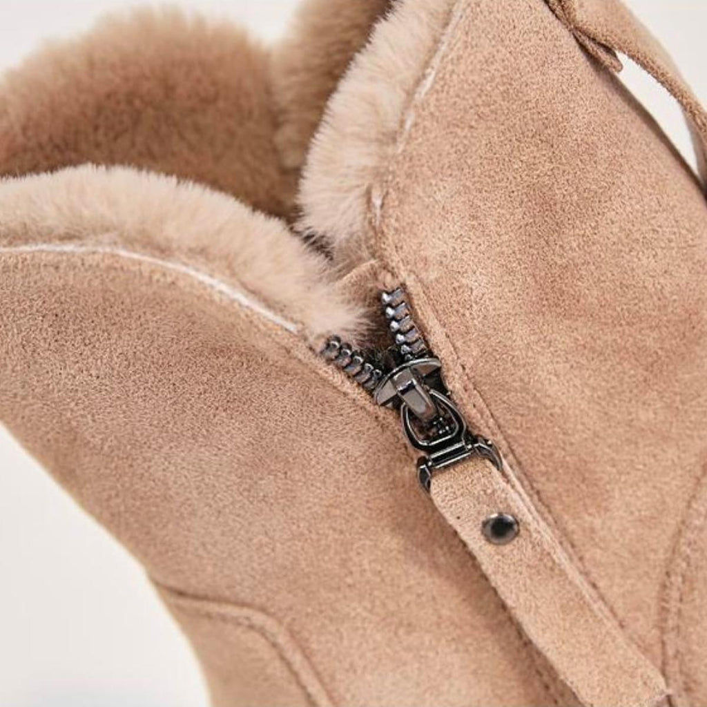 Bottines doublées avec semelle antidérapante