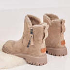 Bottines doublées avec semelle antidérapante