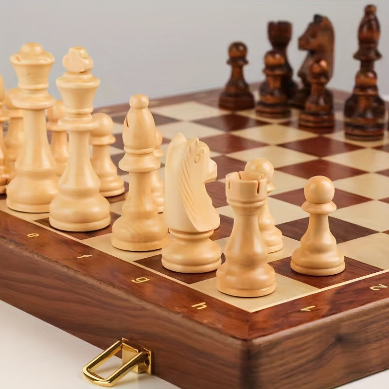 Jeu d'échecs en bois - idéal pour la compétition