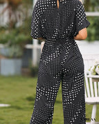 Chic polka dot jumpsuit