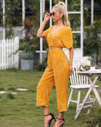 Chic polka dot jumpsuit