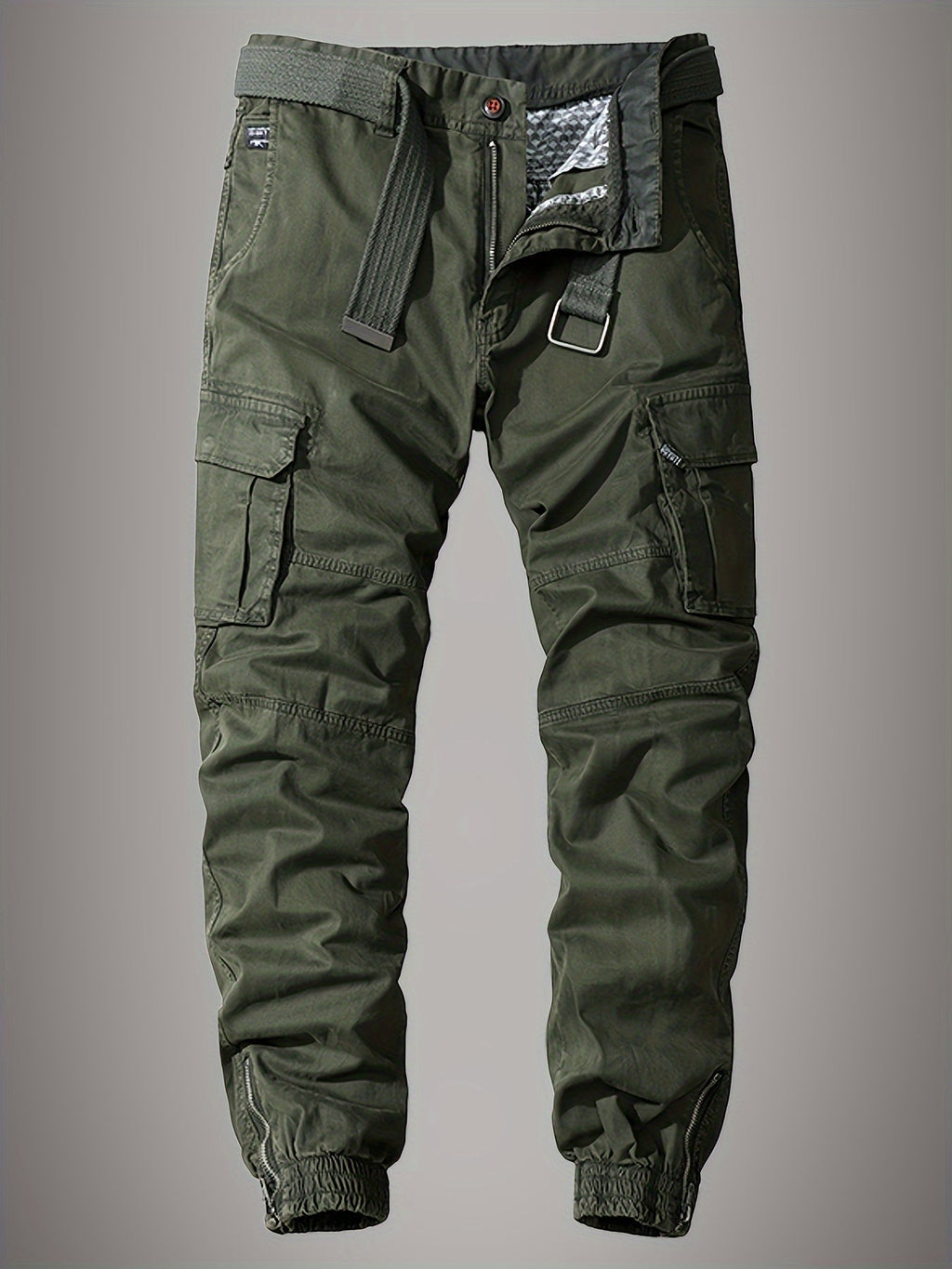 Men's Paweł Cargo Joggers – Stylish Embroidered Multi-Pocket Pants