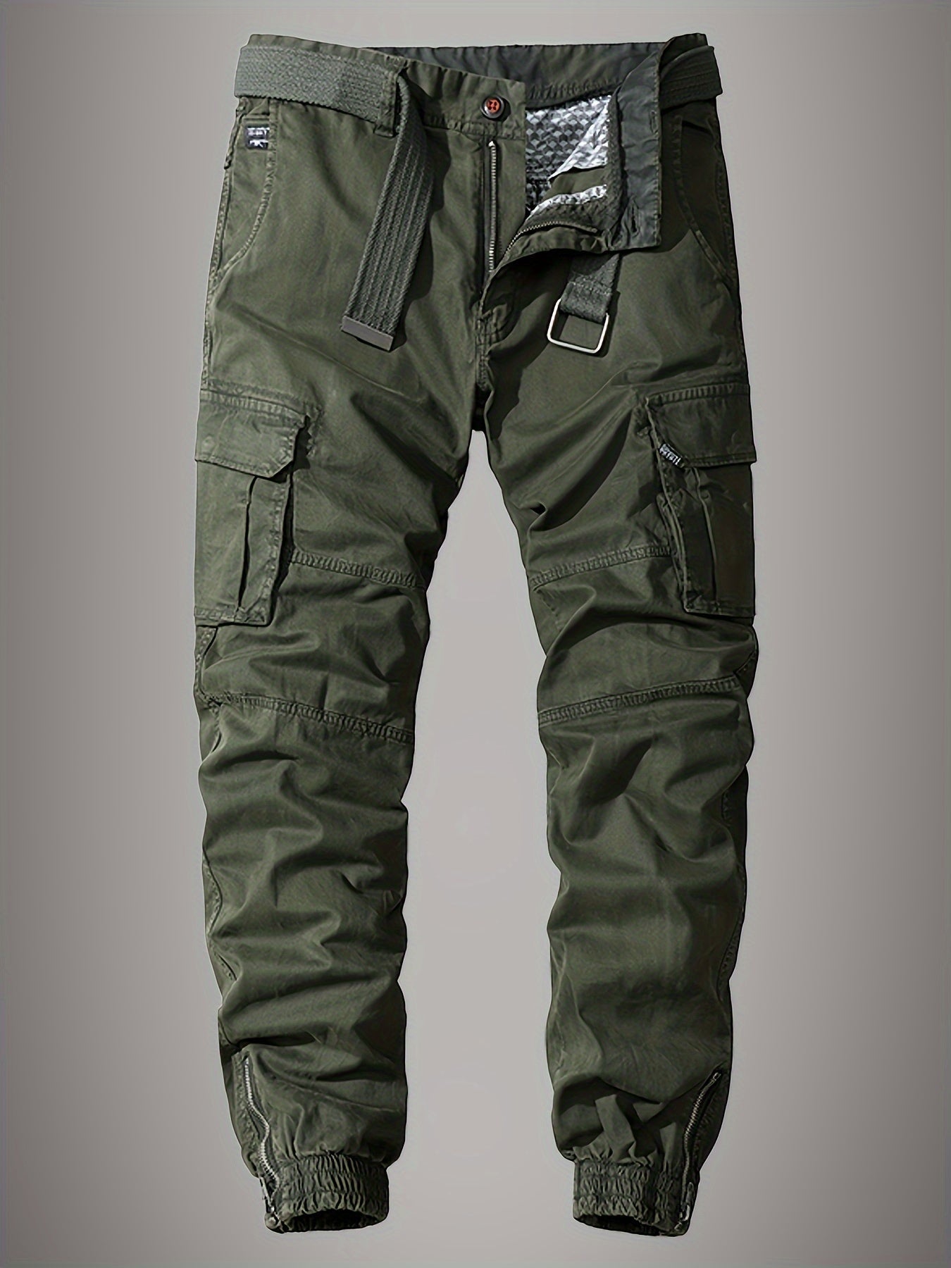 Men's Paweł Cargo Joggers – Stylish Embroidered Multi-Pocket Pants