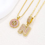 Collier pendentif lettre de l'alphabet - Chic&Shines