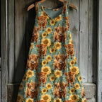 Robe sans manches imprimé 3D - Effet stéréo