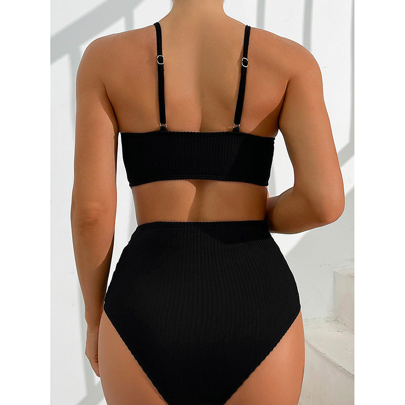 Béatrice — Bikini deux-pièces rayé