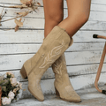 Bottes Cowboy Femme - Style Western Rétro et Élégant pour l'Automne