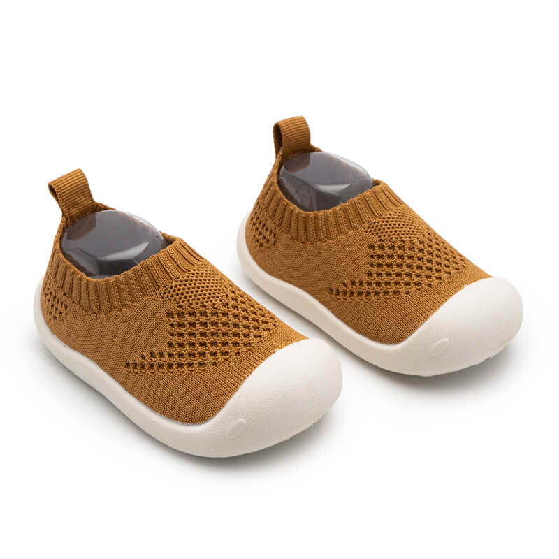 Chaussures à enfiler pour bébé et enfant | semelle souple respirante et antidérapante