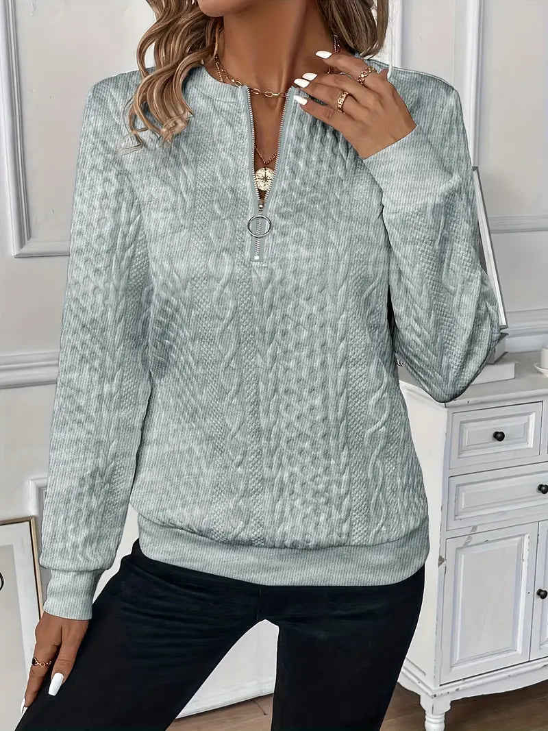Pull tricoté élégant pour l'automne