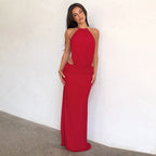 Robe fourreau épurée taille haute